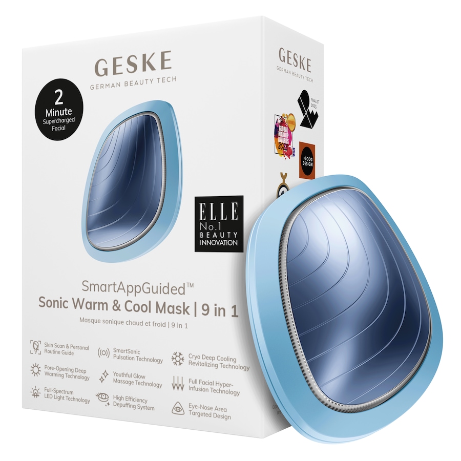 Geske SmartAppGuided Sonic Warm & Cool Mask | 9 in 1 Aquamarine