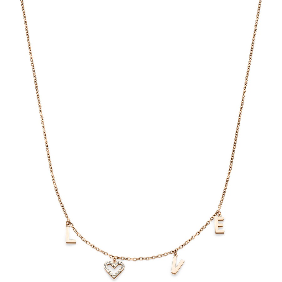 s.Oliver Kette Edelstahl roségold Damen