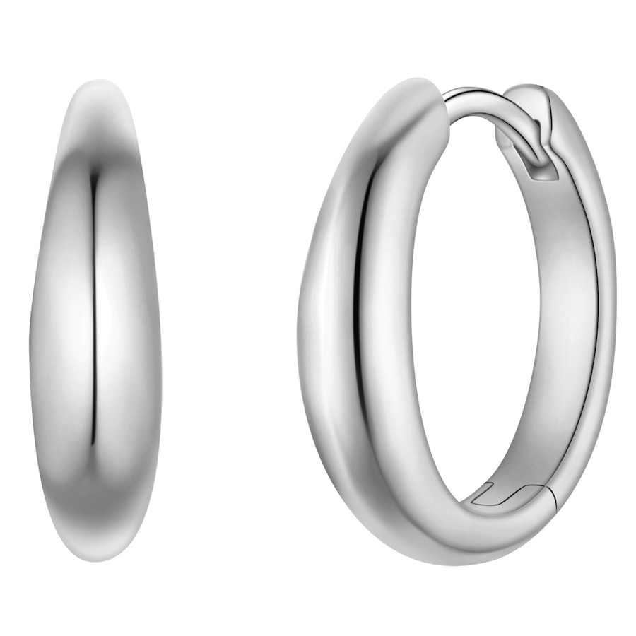 Glanzstücke München Creolen aus Sterling Silber in silber 13,8 mm Damen