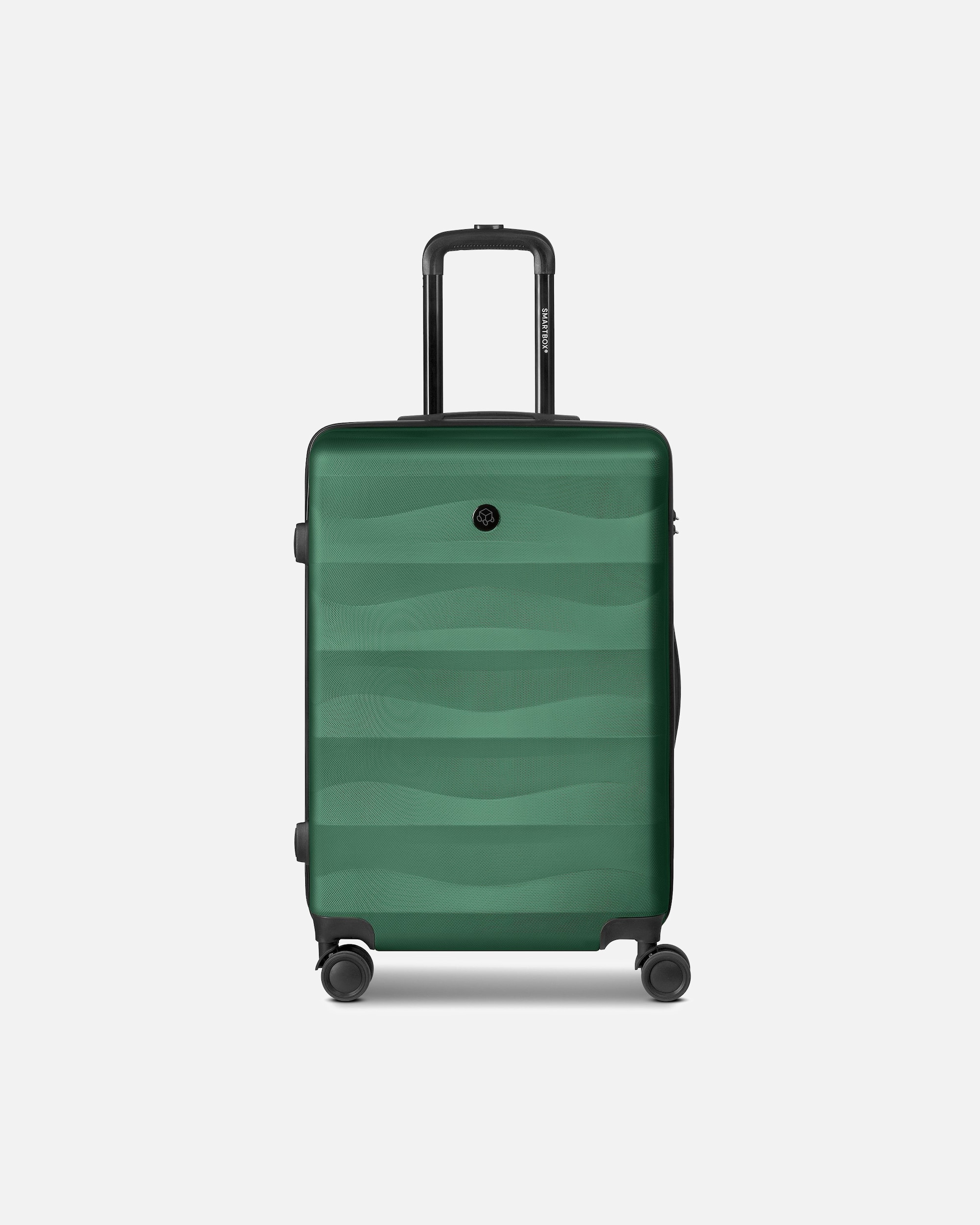 Koffer für Männlich Smartbox Default Brand Line Edition 03 4 Rollen Trolley 65 cm dark-green