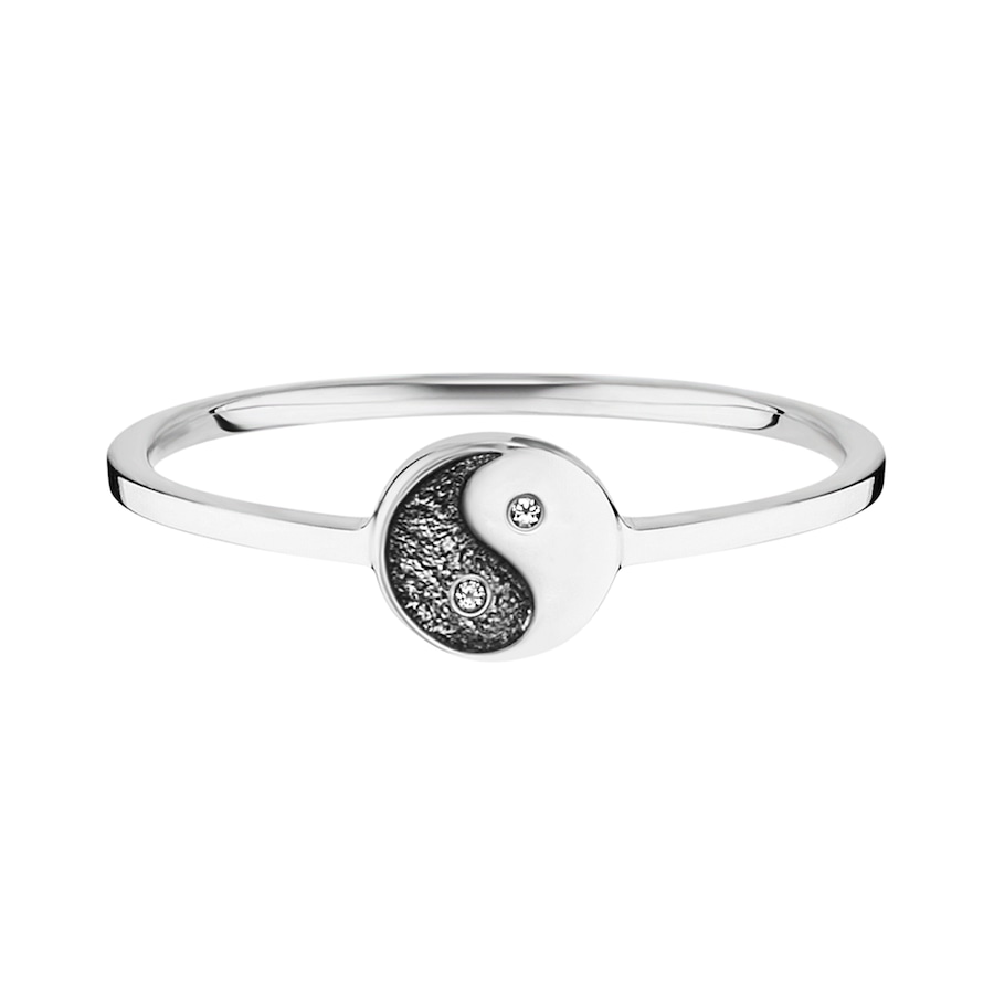 caï Ring 925/- Sterling Silber Zirkonia weiß 052 (16,6) Damen