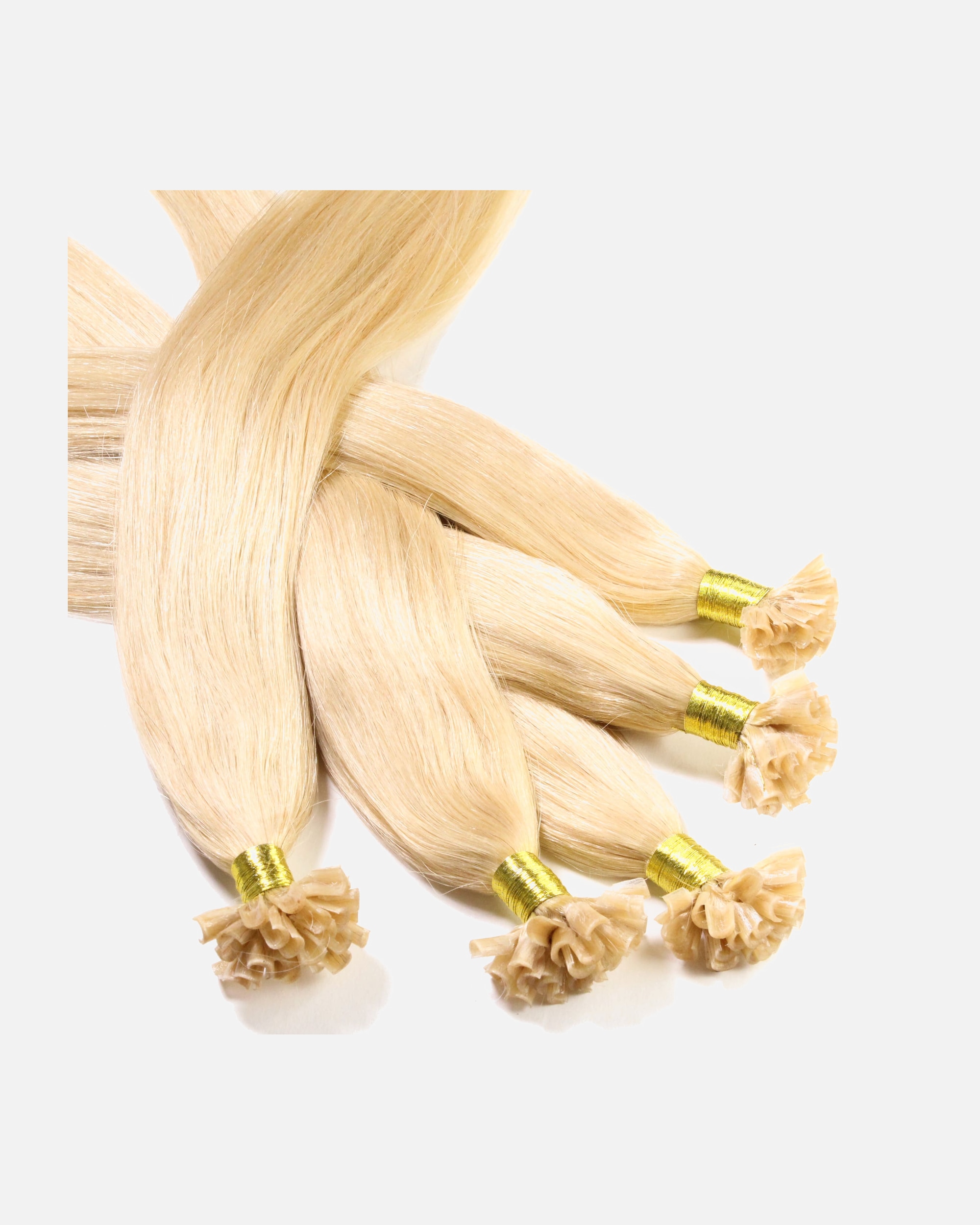 Extensions für Weiblich hair2heart Bonding Extensions Echthaar #9/0 Lichtblond 0,5g 60cm