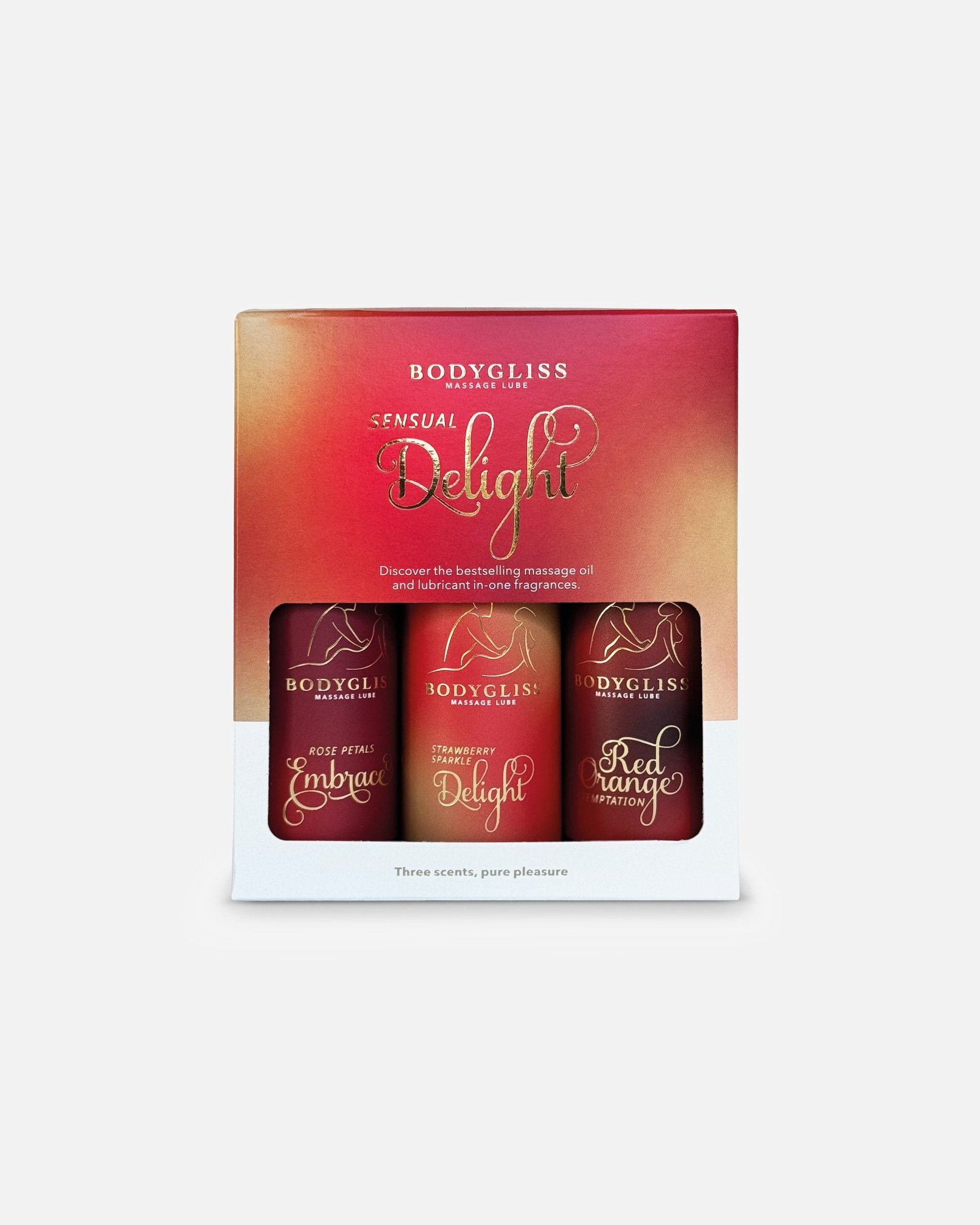 Körperpflegeset für Unisex BodyGliss Travel Edition 3er-Pack - Sensual Delight 210 ml