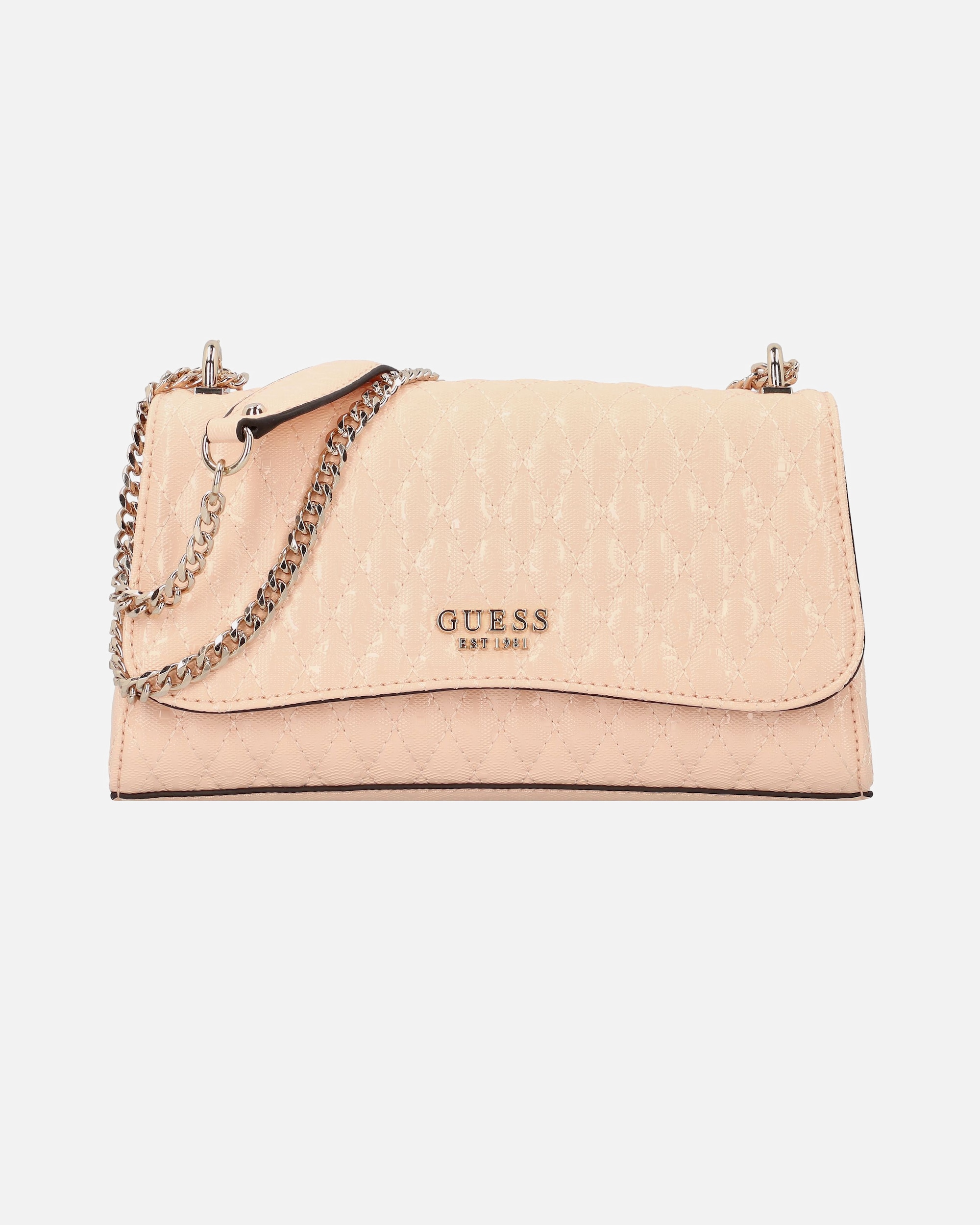 Clutch für Weiblich Guess Betula Umhängetasche apricot