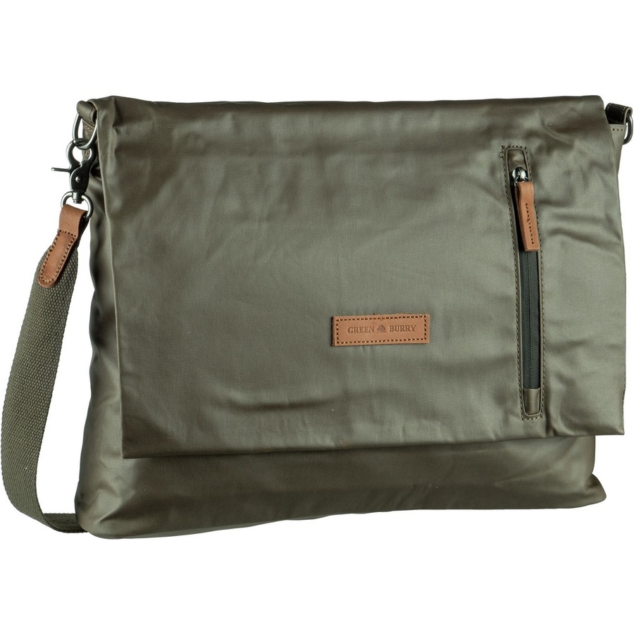 Greenburry Umhängetasche Waterproof Aviator 5915 Oliv Grau