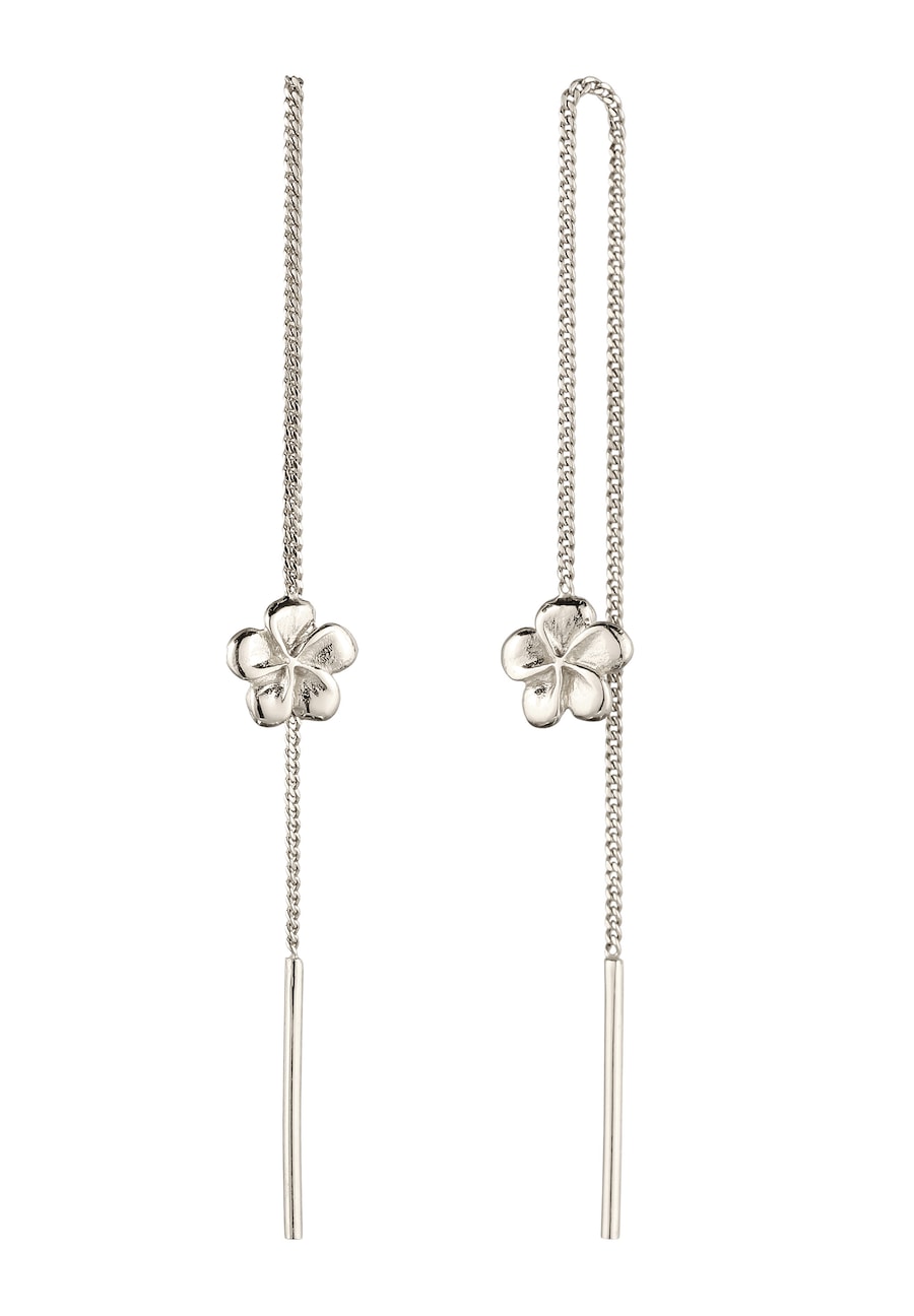 Elli Ohrhänger Ear Chain Frangipani 925 Sterling Silber silberfarben Damen