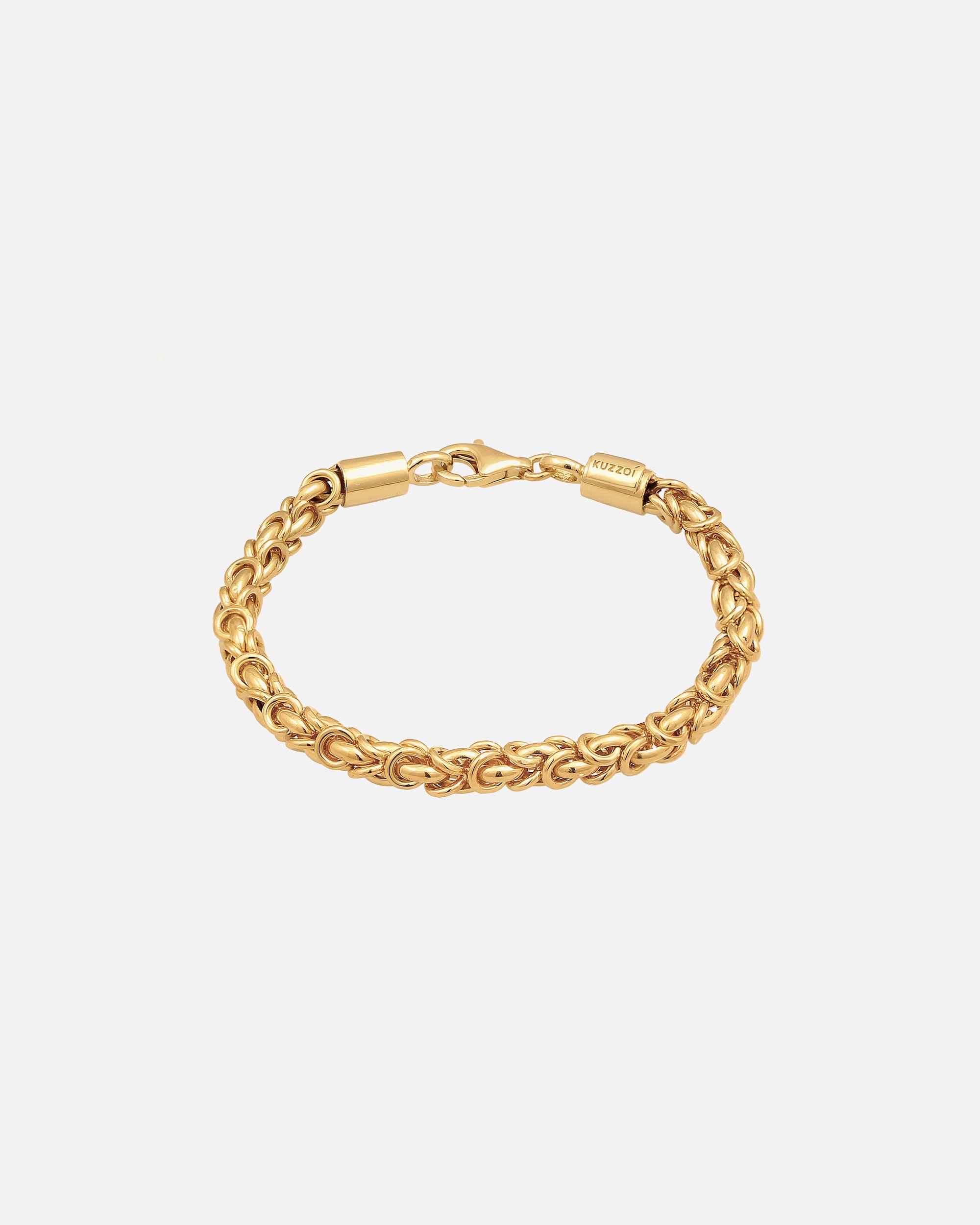 Armband für Männlich KUZZOI Königskette Klassik 925 Silber 19