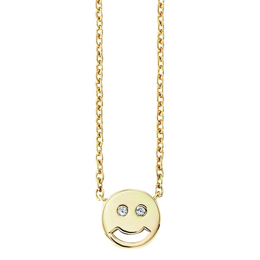 caï Collier 925/- Sterling Silber Zirkonia weiß 39+5cm Damen