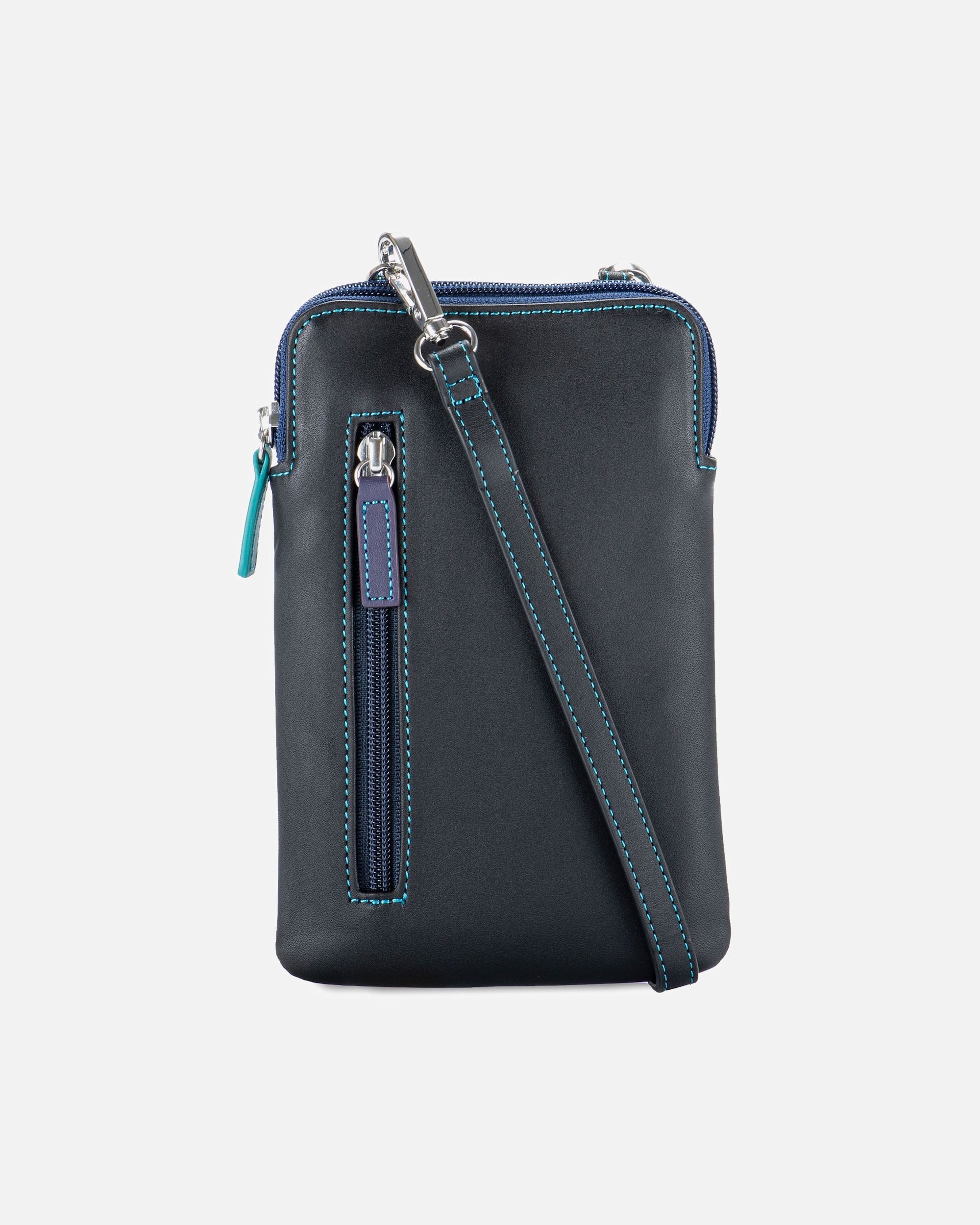 Handy Accessoire für Weiblich Mywalit Handytasche Leder 13 cm black-pace