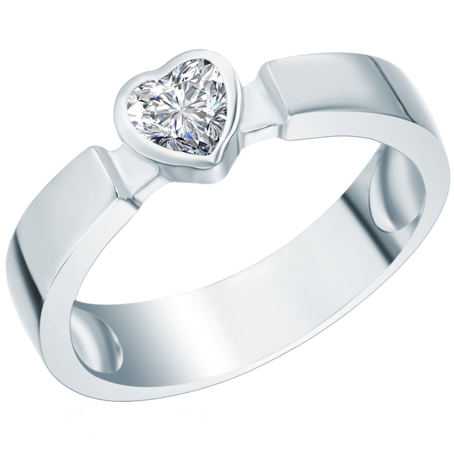 Rafaela Donata Ring Herz Sterling Silber Zirkonia in 58 Damen