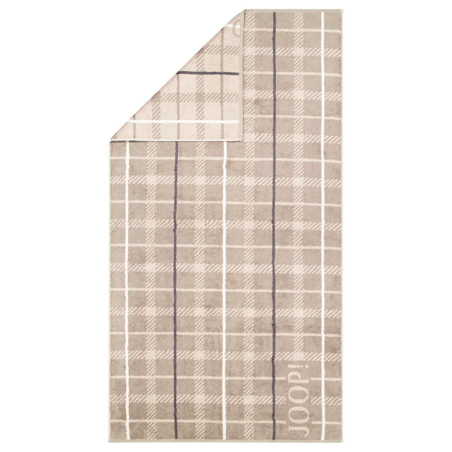 JOOP! Handtücher Contour Checked 1715 Taupe - 73 Duschtuch 80x150 cm