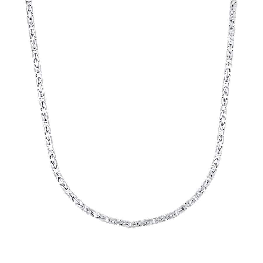 amor Halskette Silber Weiss