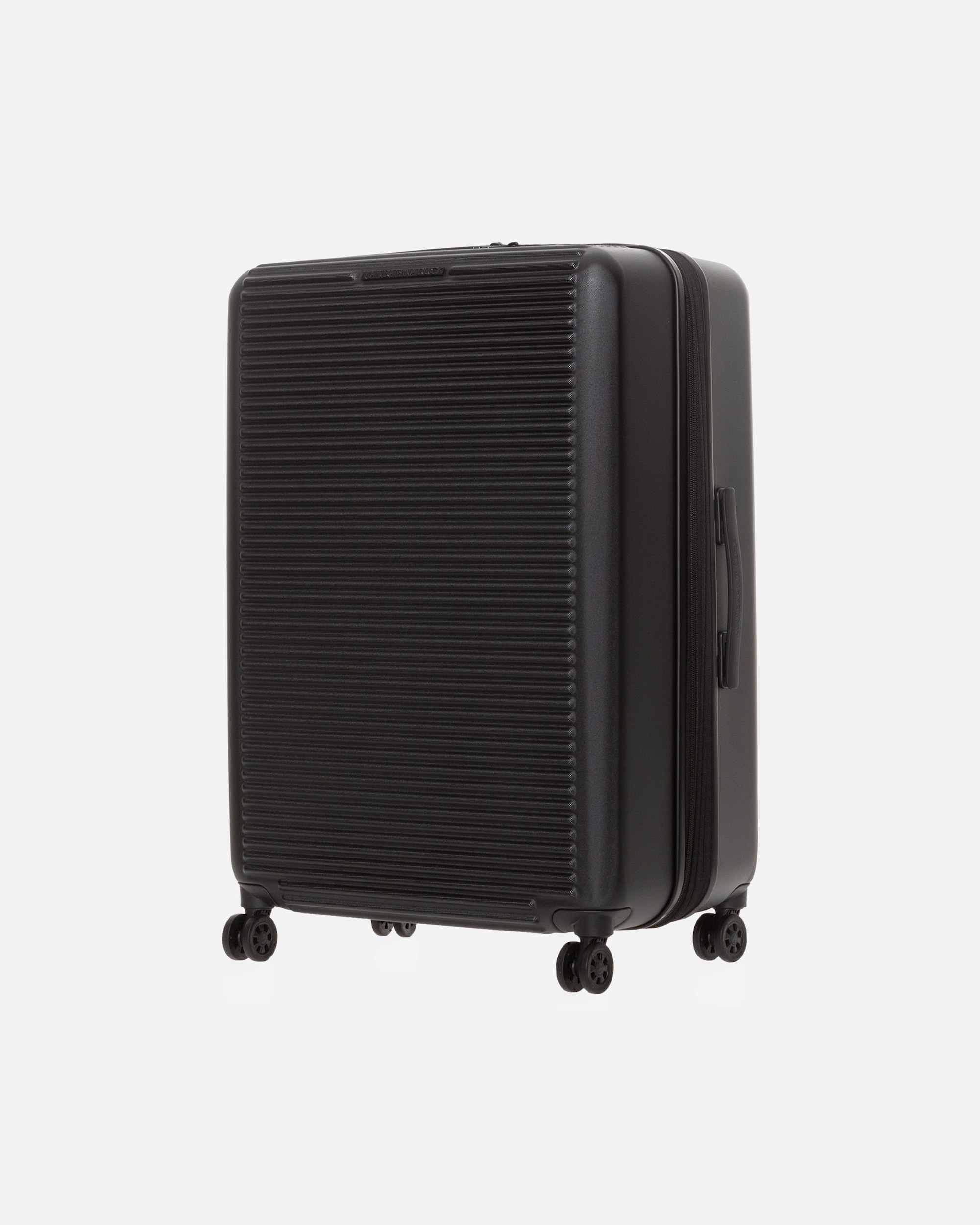 Koffer für Männlich Mandarina Duck Tank Case 4 Rollen Trolley L 75 cm mit Dehnfalte black