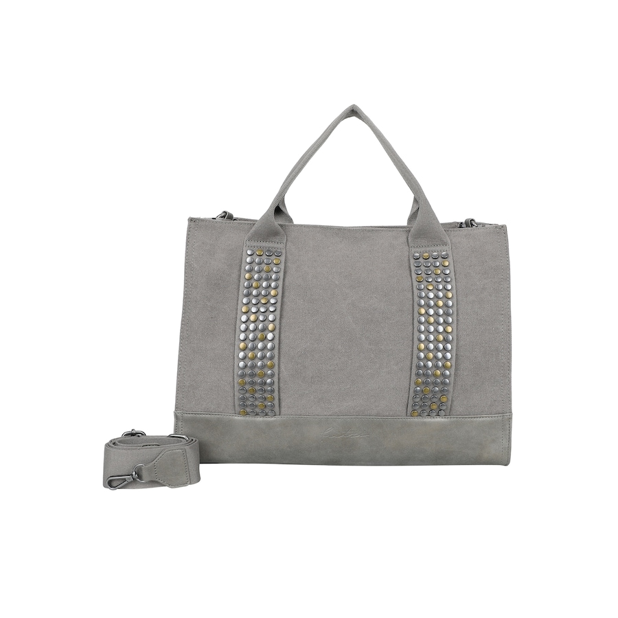 Fritzi aus Preußen Shopper Tote Bag Limited Rivet mit markanten Nieten grau Damen
