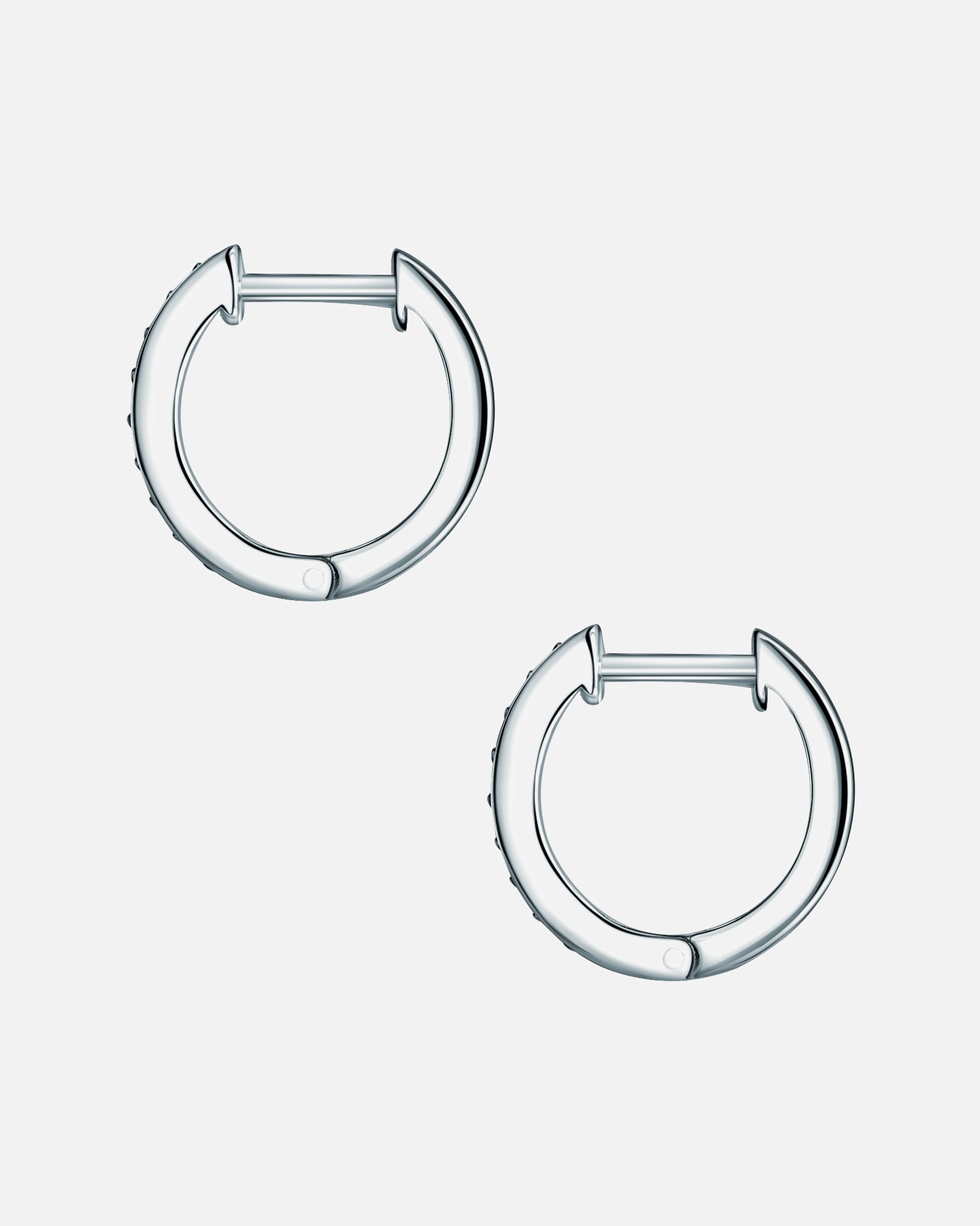 Creolen für Weiblich Rafaela Donata Creolen Sterling Silber Zirkonia in Silber 15,0 mm