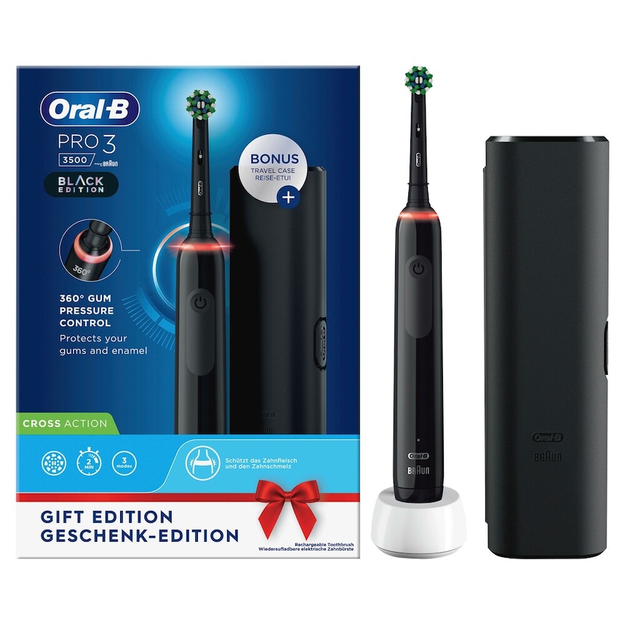 Braun Elektrische Zahnbürste Pro 3 3500 mit Putzmodi