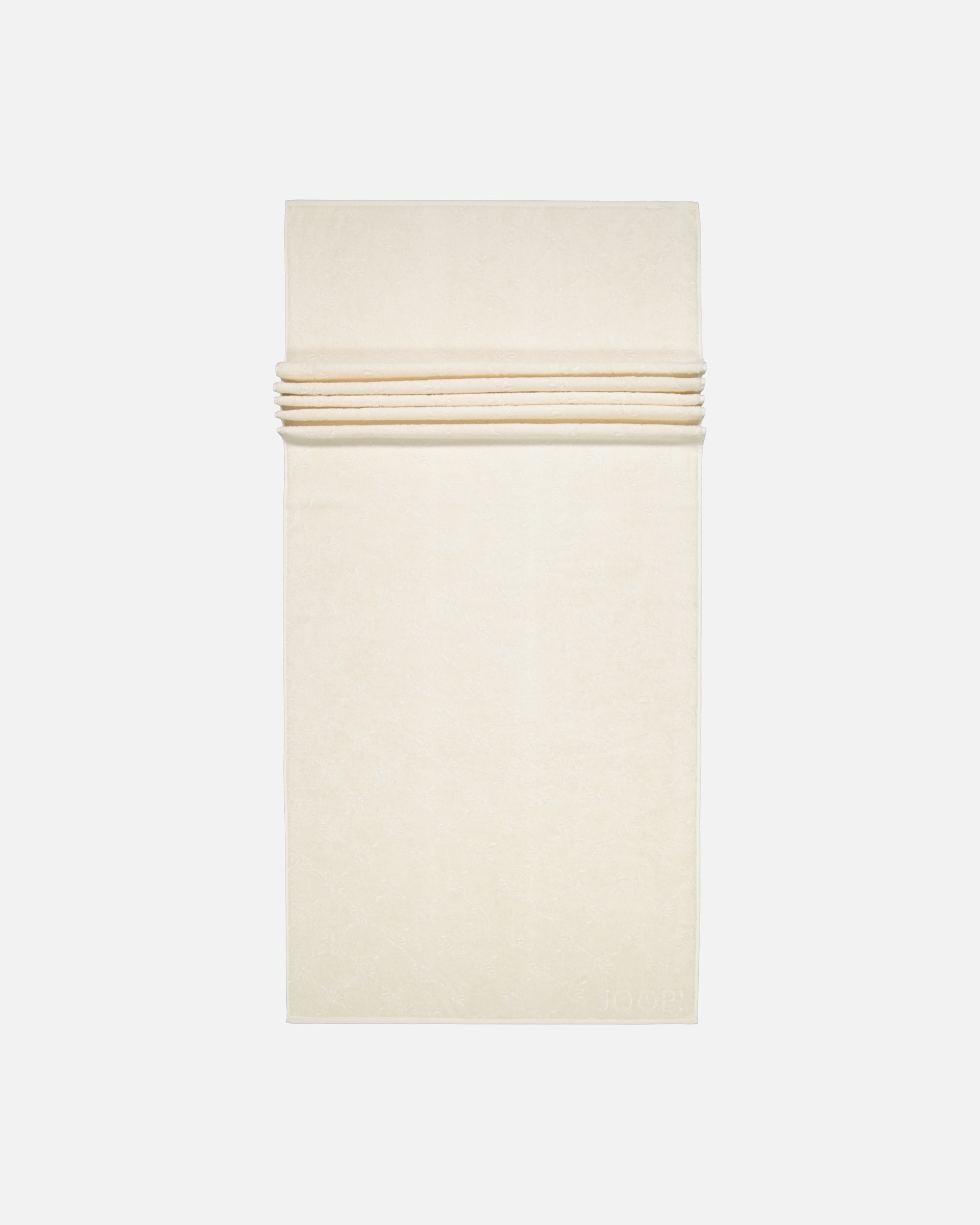Handtuch für Unisex JOOP! JOOP! Handtücher Uni Cornflower 1670 creme - 356 Saunatuch 80x200 cm