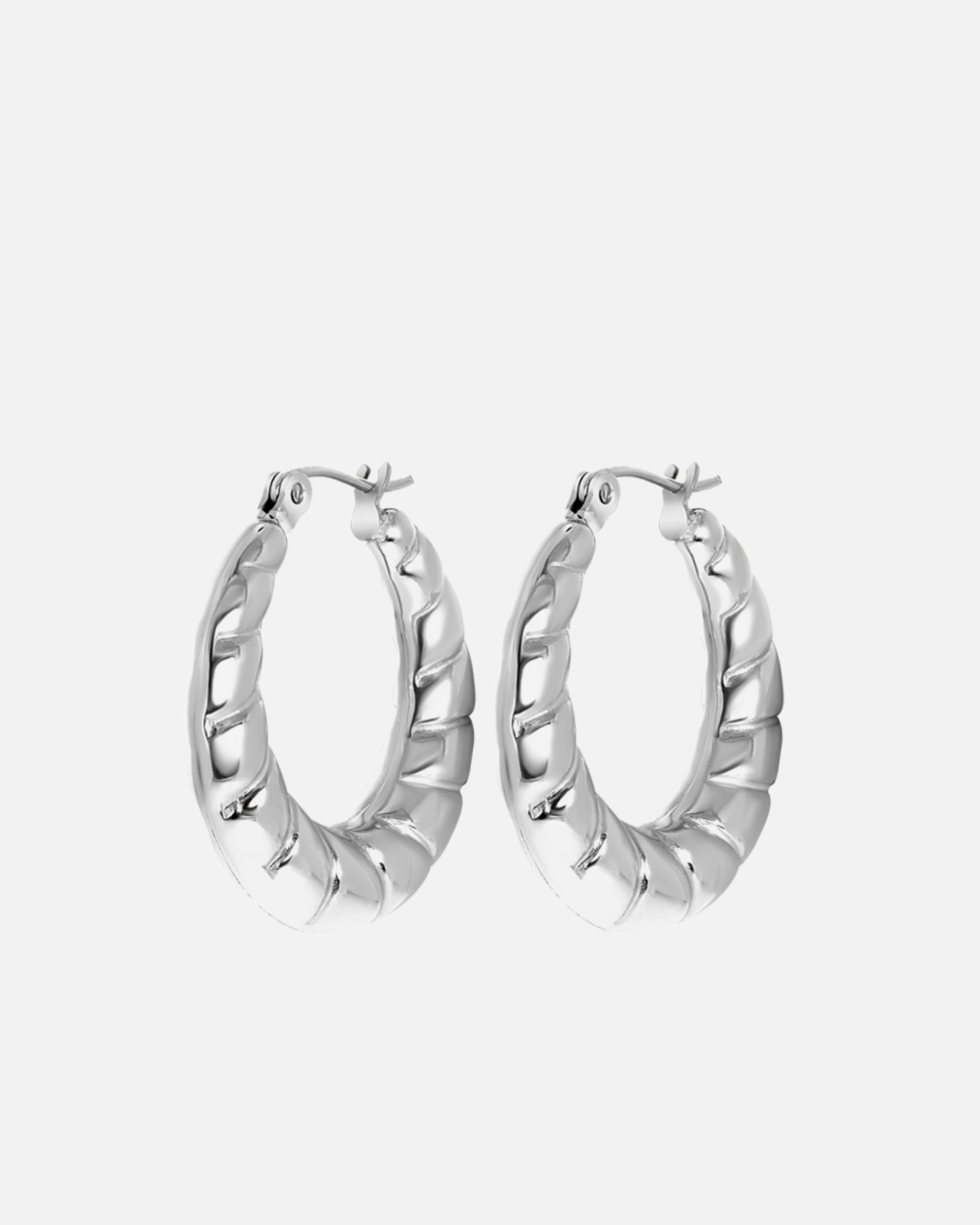 Ohrringe für Weiblich Lucardi Ohrringe Stahl Silber