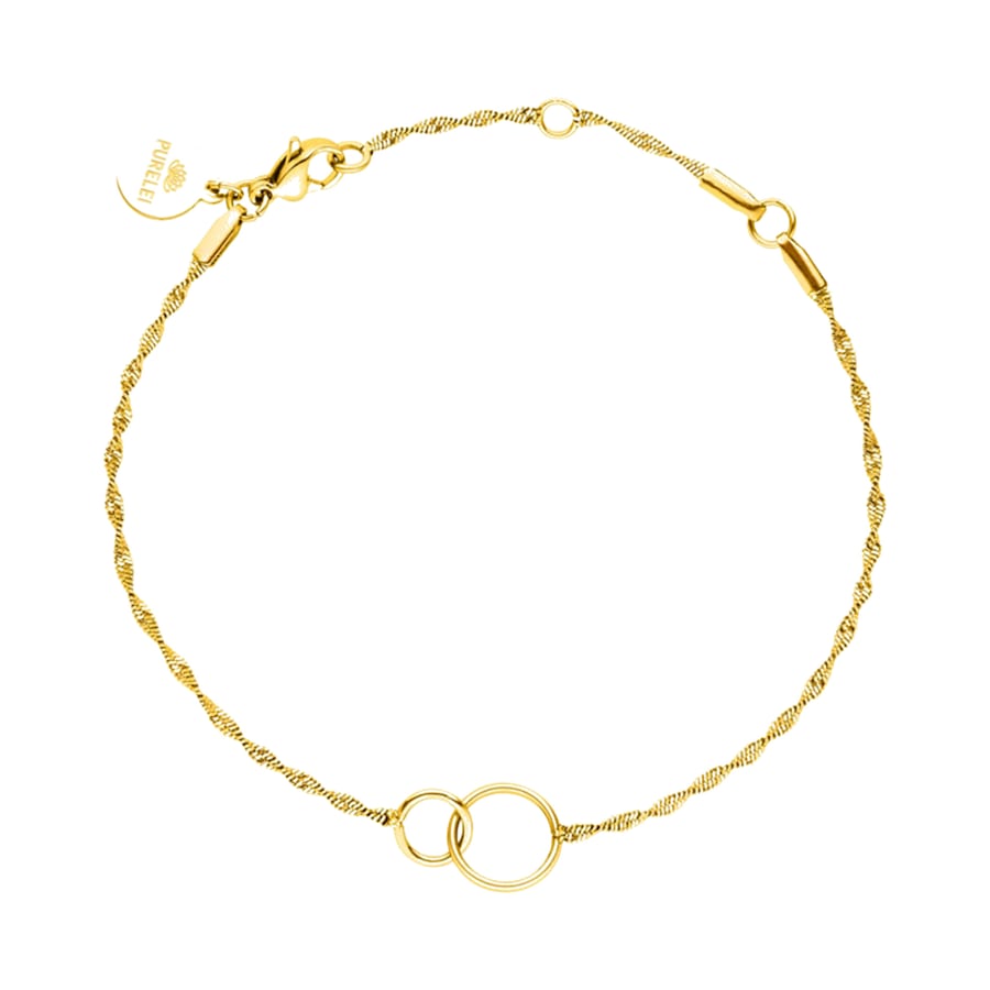 Purelei Kekahi Armband 100% Edelstahl Gold Damen