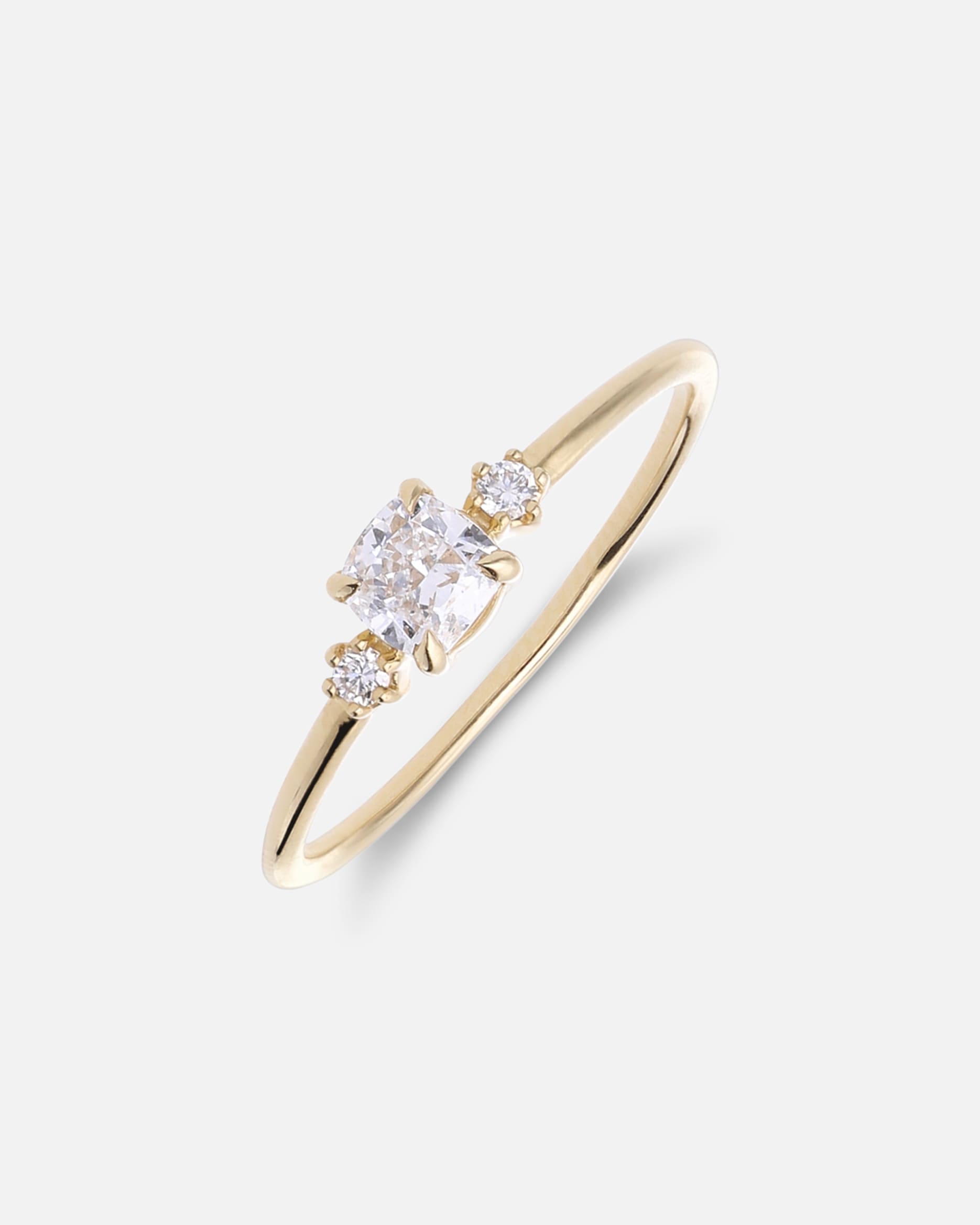 Ring für Weiblich Lucardi Ring mit Steinen, 585 Gold, Diamant Gold - 57mm