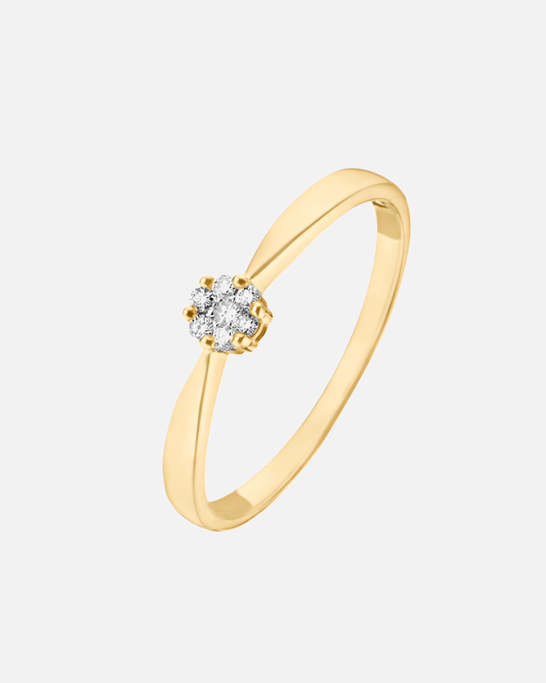 Ring für Weiblich CHRIST Damenring 375er Gelbgold 56