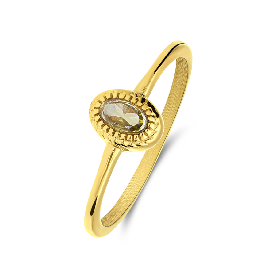 Lucardi Ring Stahl 57mm Damen