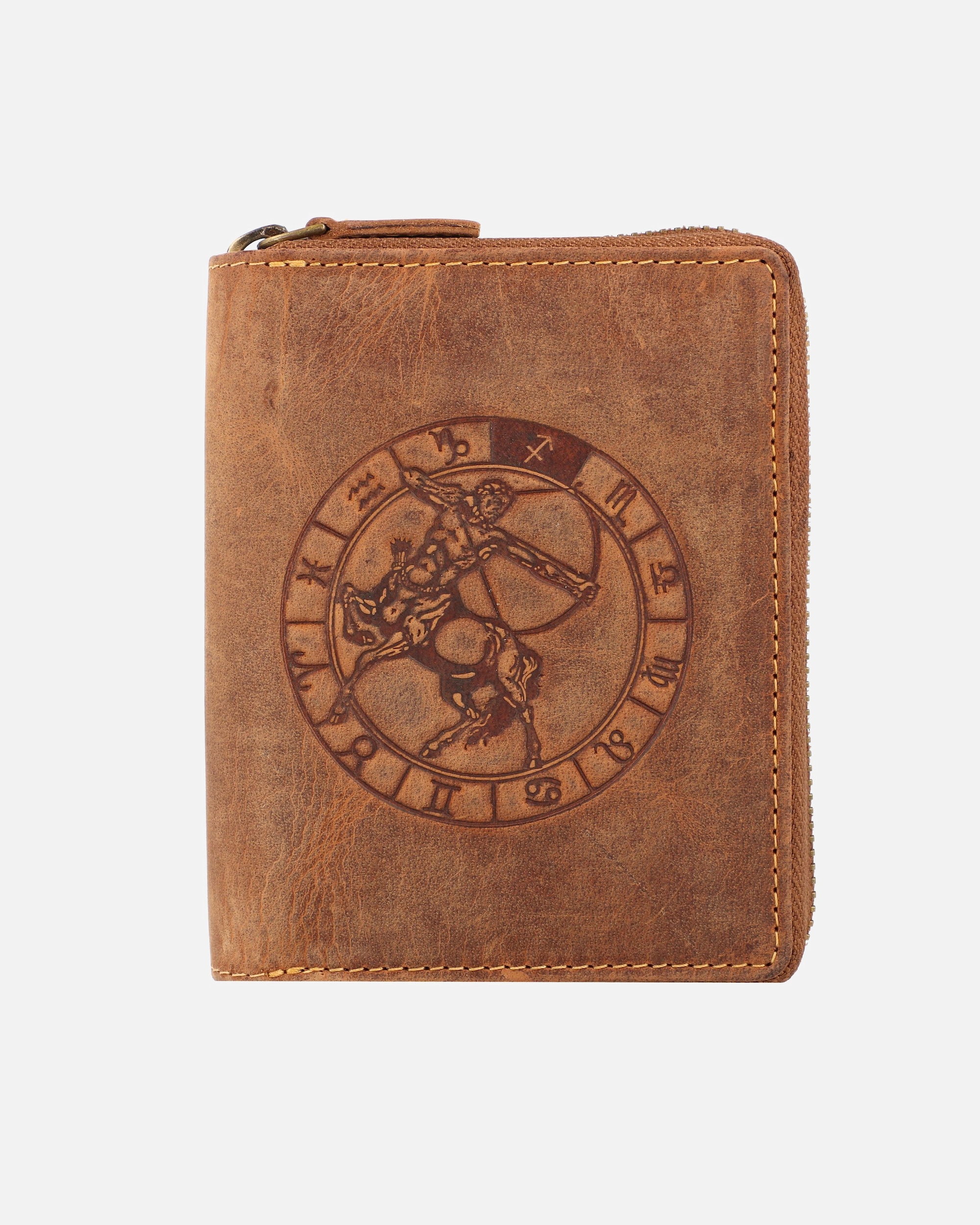 Portemonnaie für Unisex Greenburry Geldbörse Vintage 821A Sternzeichen schuetze