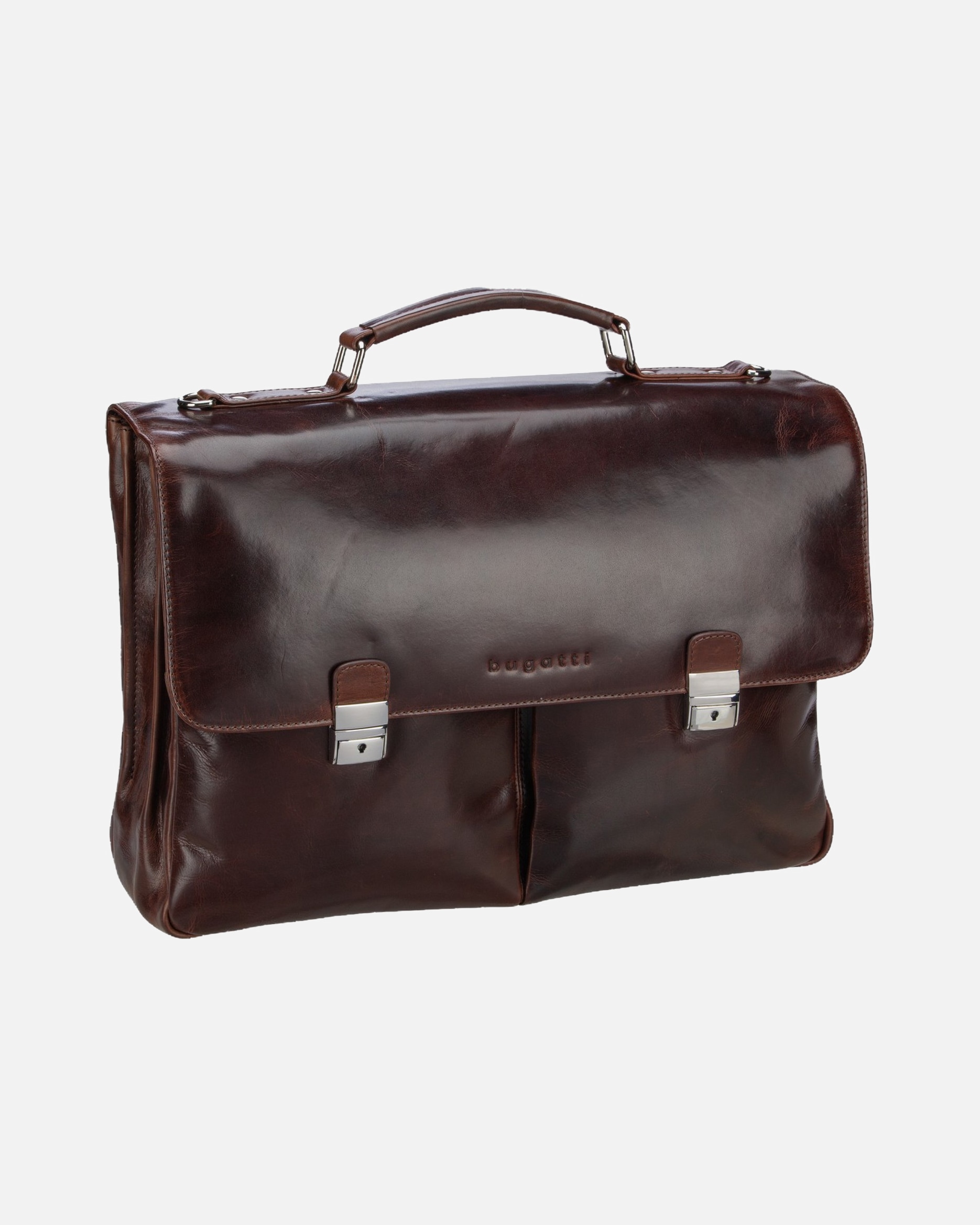 Laptoptasche für Männlich Bugatti Aktentasche Romano Large Brown