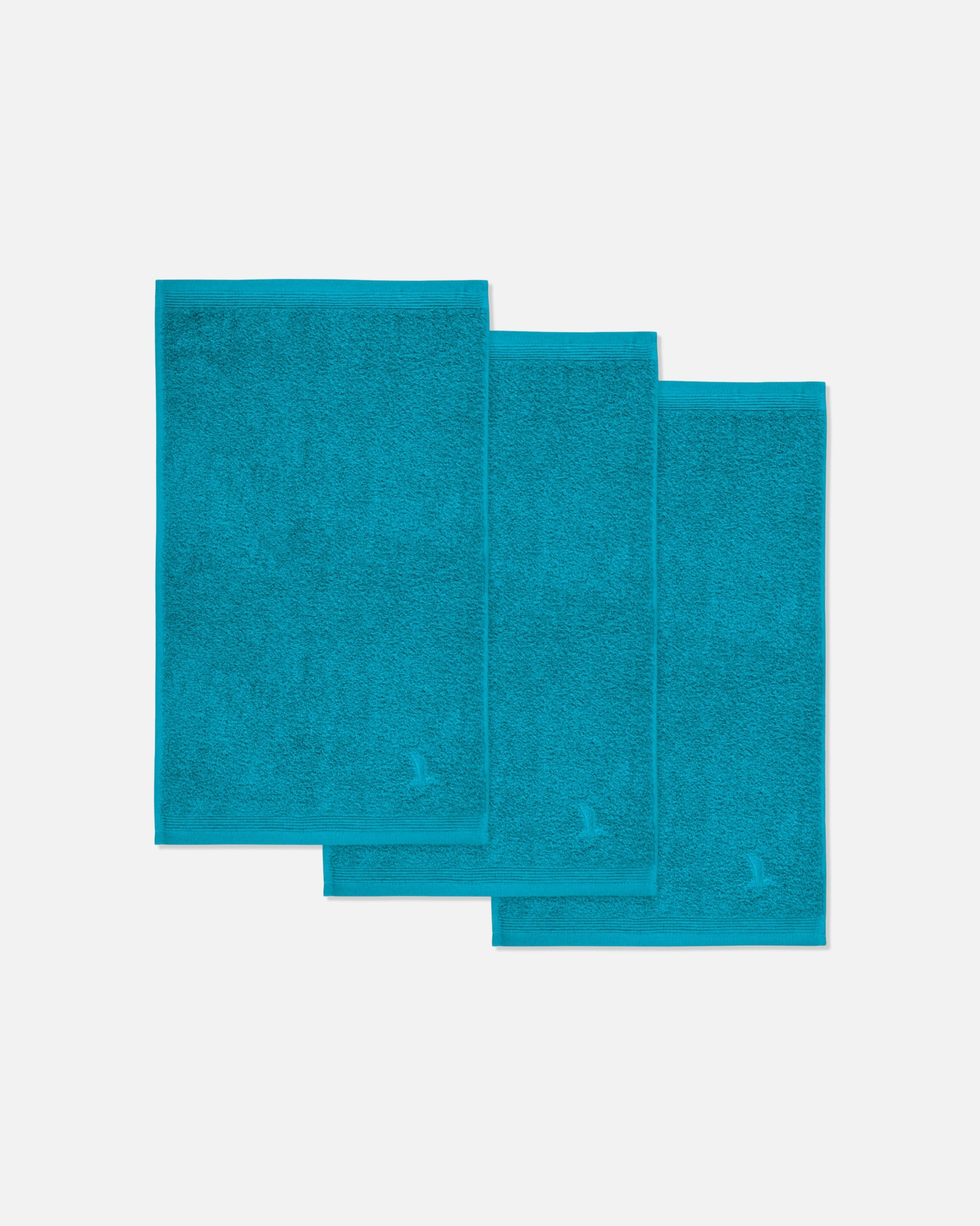 Handtuch für Unisex Möve Gästetuch Superwuschel 3er Pack lagoon