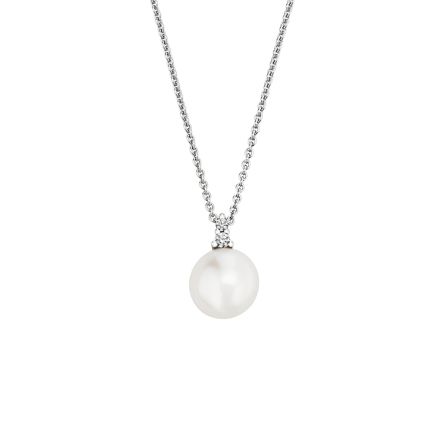 Orolino Halskette 585/- Gold Brillant weiß 0,05ct. 45cm Damen