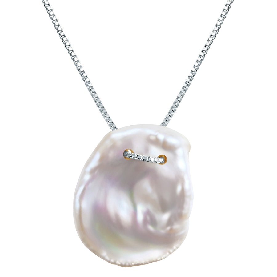 Valero Pearls Halskette Sterling Silber Süßwasser-Zuchtperle in 45,0 cm Damen