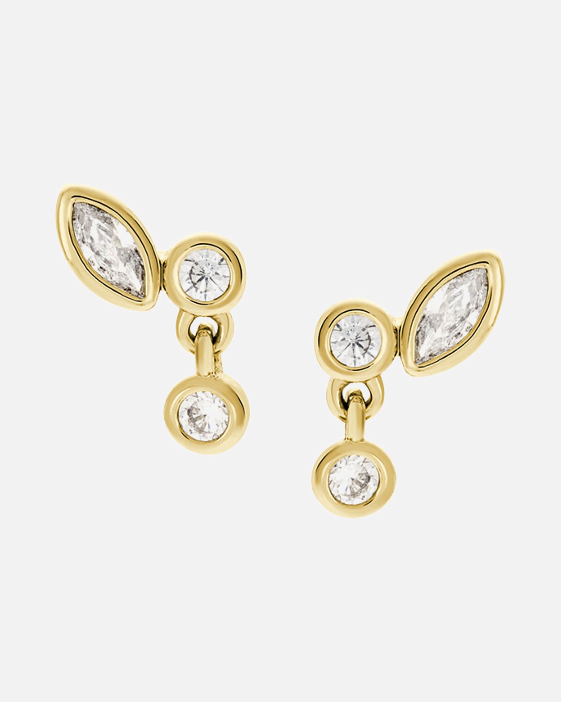 Ohrringe für Weiblich Fossil Ohrstecker Metall One Size