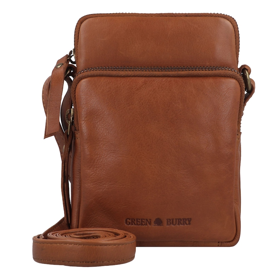 Greenburry Colombiana Umhängetasche nougat Braun Herren
