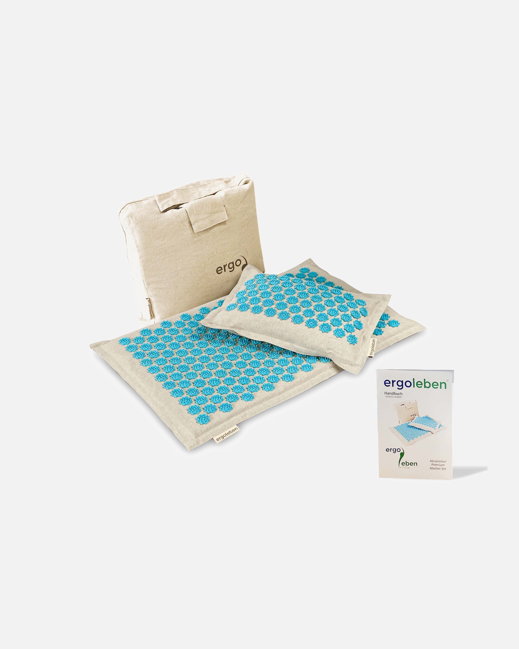 Massagegerät Körper für Unisex ergoleben Default Brand Line ERGOLEBEN Akupressur Premium Matten Set mint 1 Stück