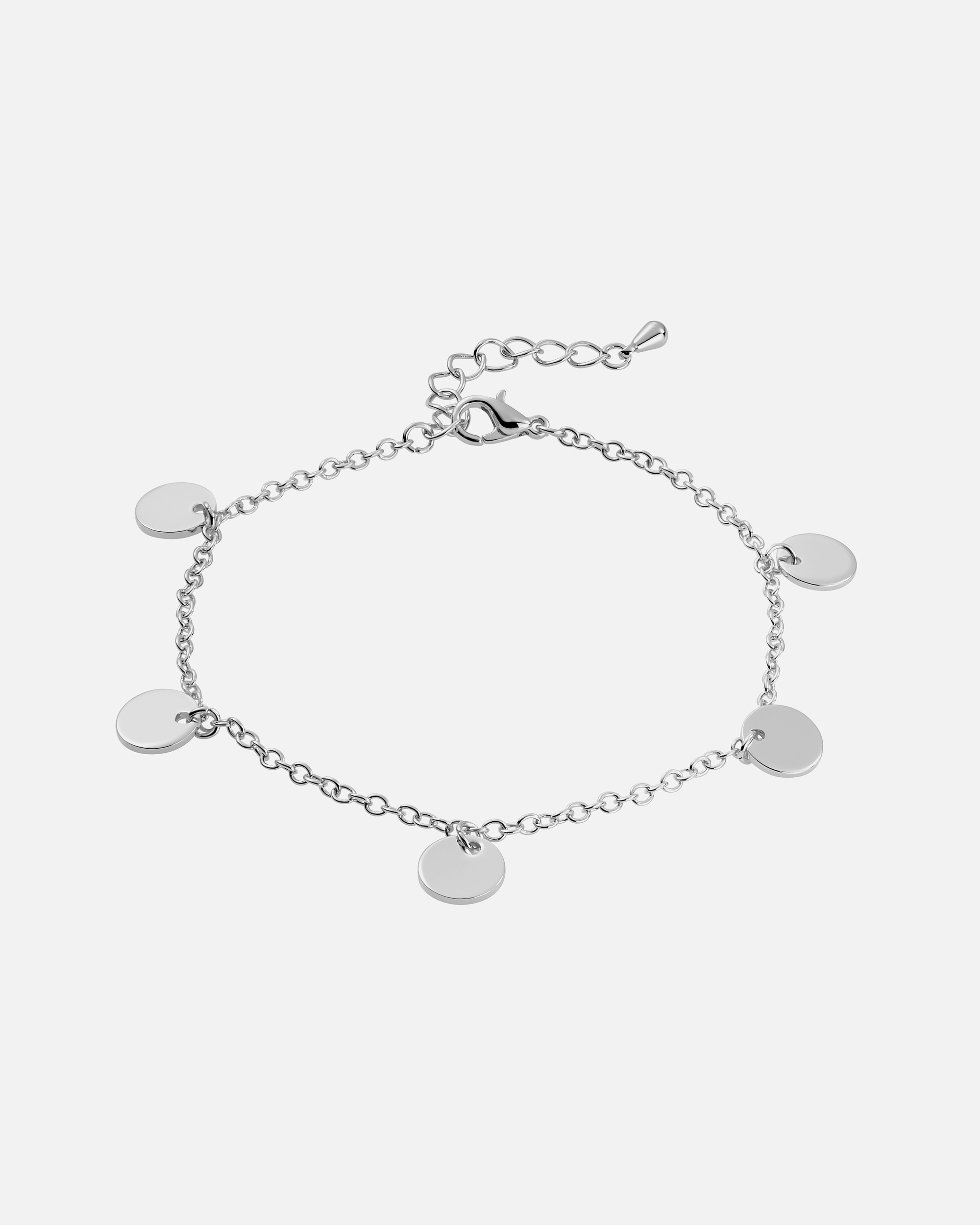 Armband für Weiblich Heideman Armband Kreise Silberfarben