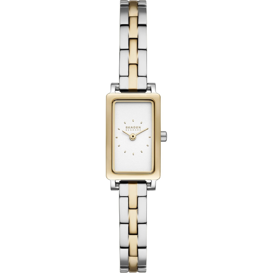 Skagen Damenuhr Edelstahl bicolor Damen