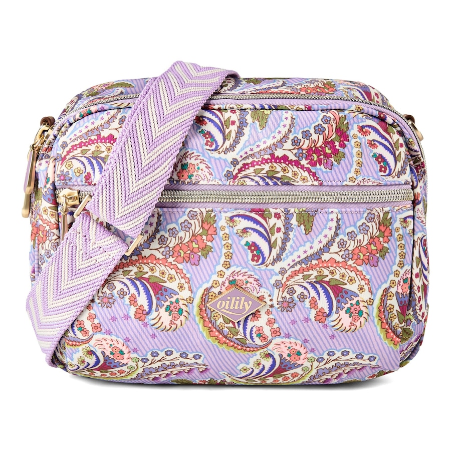 Oilily Lakshmi Paisley Umhängetasche lupine Grau Damen