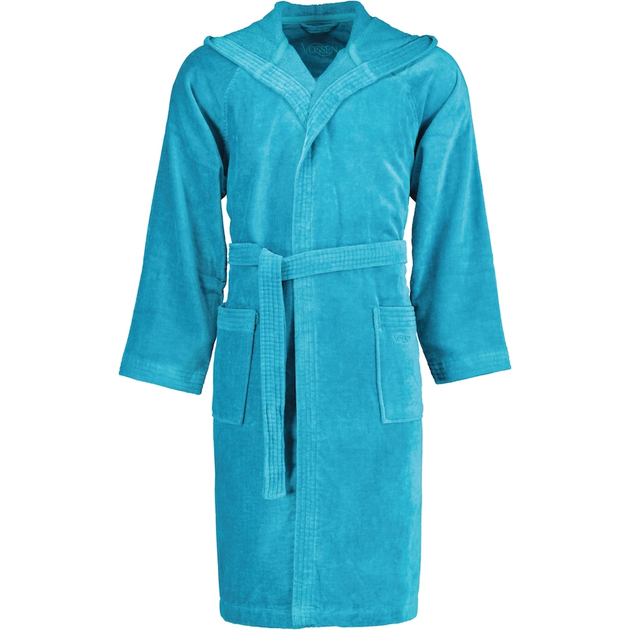 Vossen Bademäntel unisex Kurzmantel mit Kapuze Texas lagoon - 5890 XL Weiss