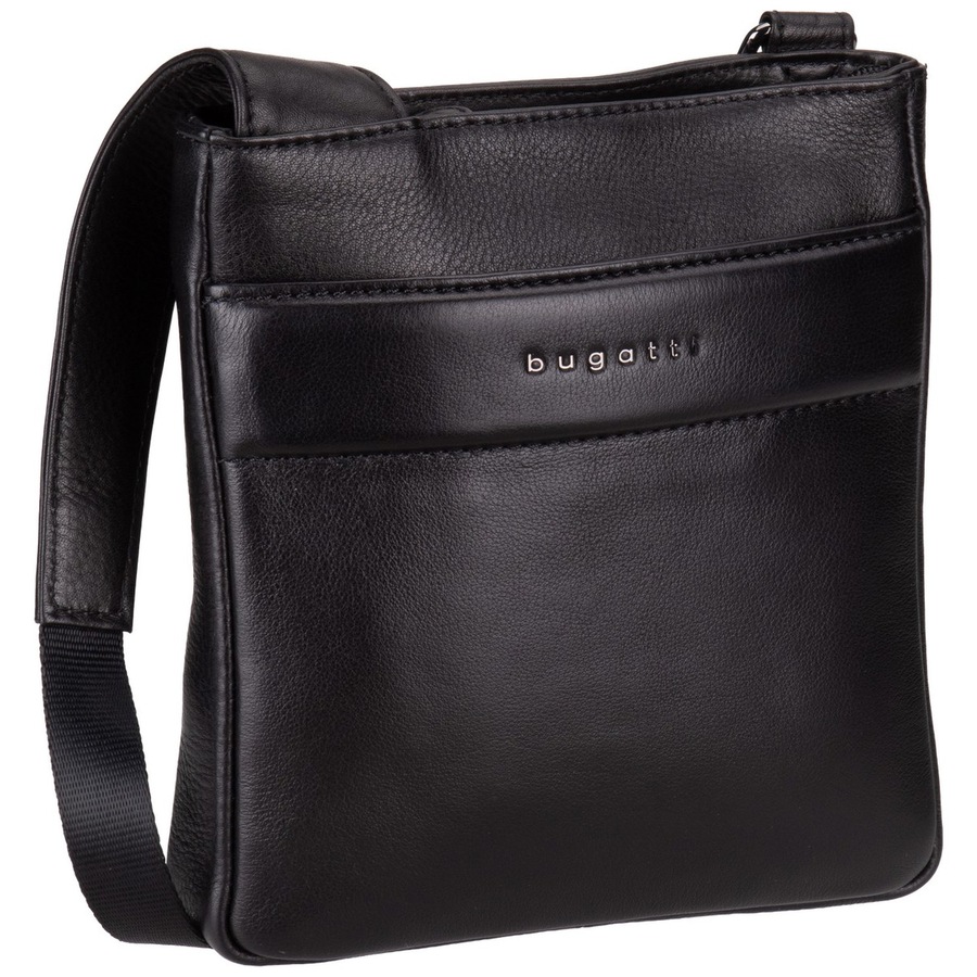 Bugatti Umhängetasche Nome Shoulder Bag Small Black Schwarz Herren