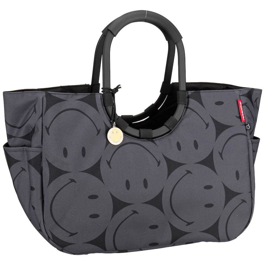 Reisenthel Einkaufstasche loopshopper L Smiley Grey Grau Damen