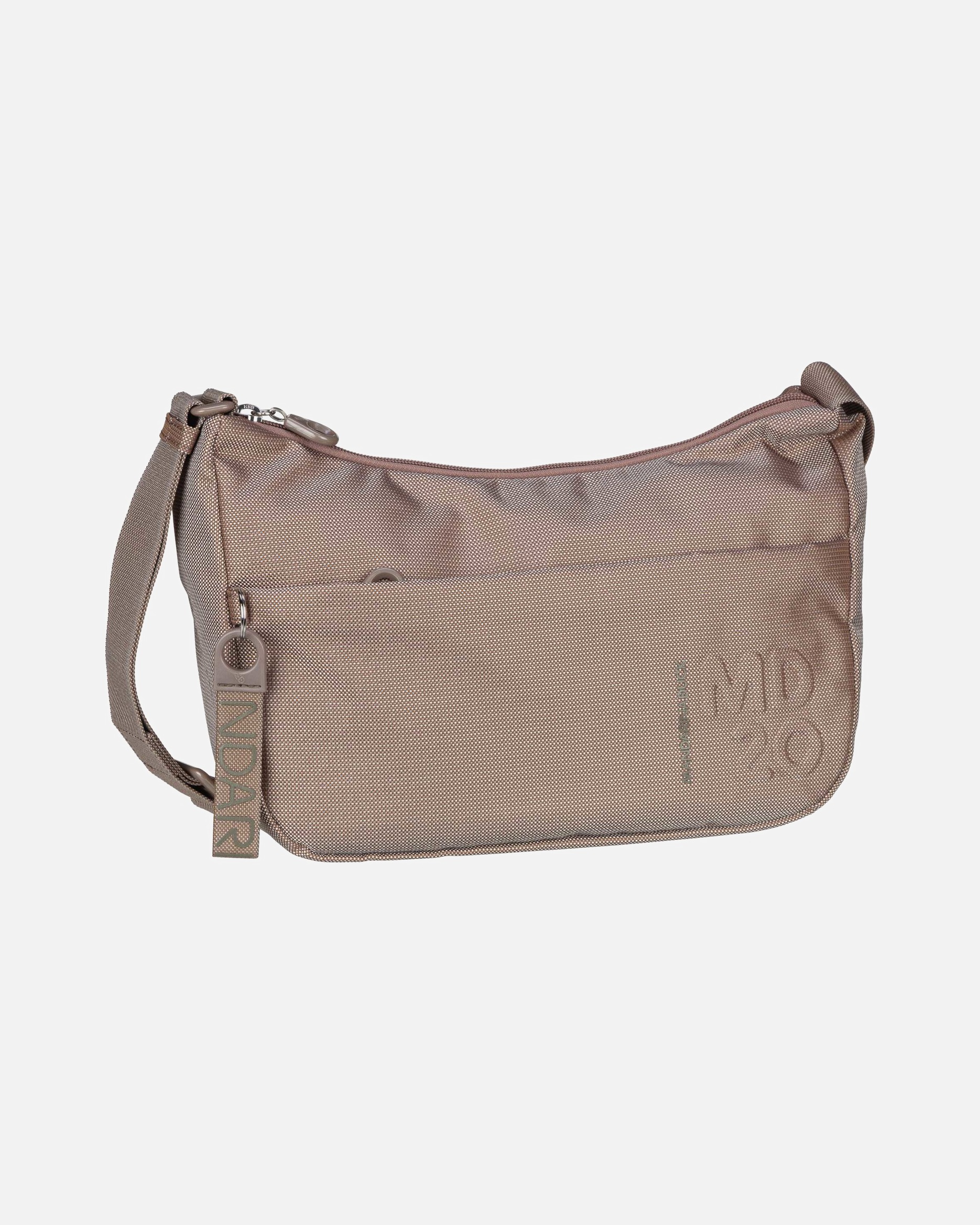 Umhängetasche für Weiblich Mandarina Duck Umhängetasche MD20 Hobo QMT30 Taupe