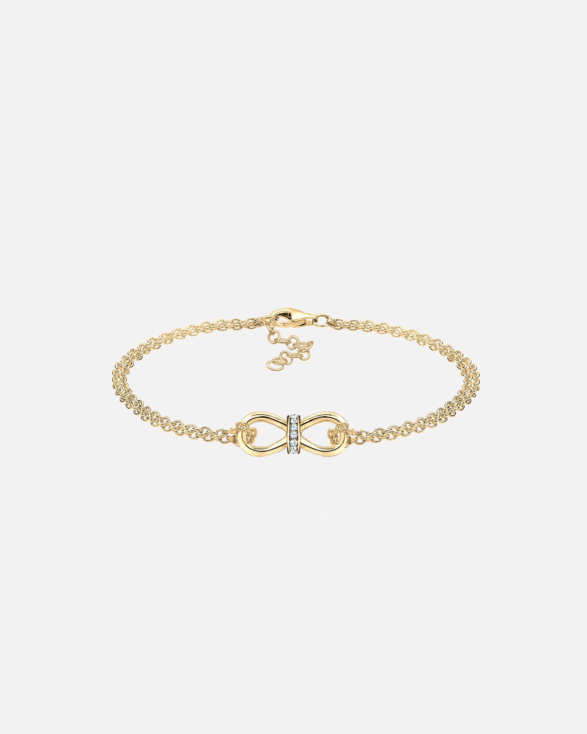 Armband für Weiblich Elli Infinity Endlos 925 Silber, mit Kristallen von Swarovski® 19
