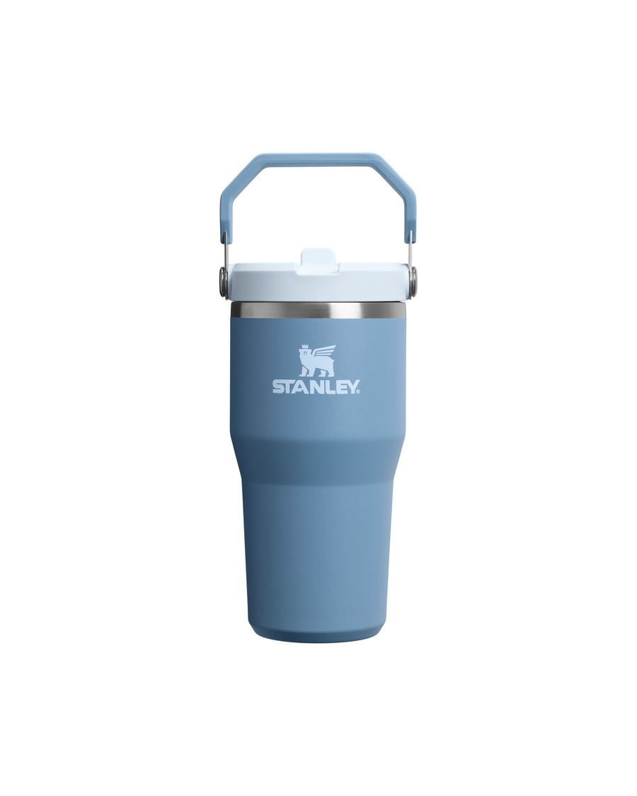 Stanley 1913 Thermobecher - 0,89L ICEFLOW FLIP STRAW BOTTLE 2.0 Indigo Grau