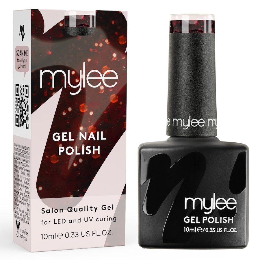 Mylee Gel-Nagellack Paint The Town Red 10 ml Schwarz
