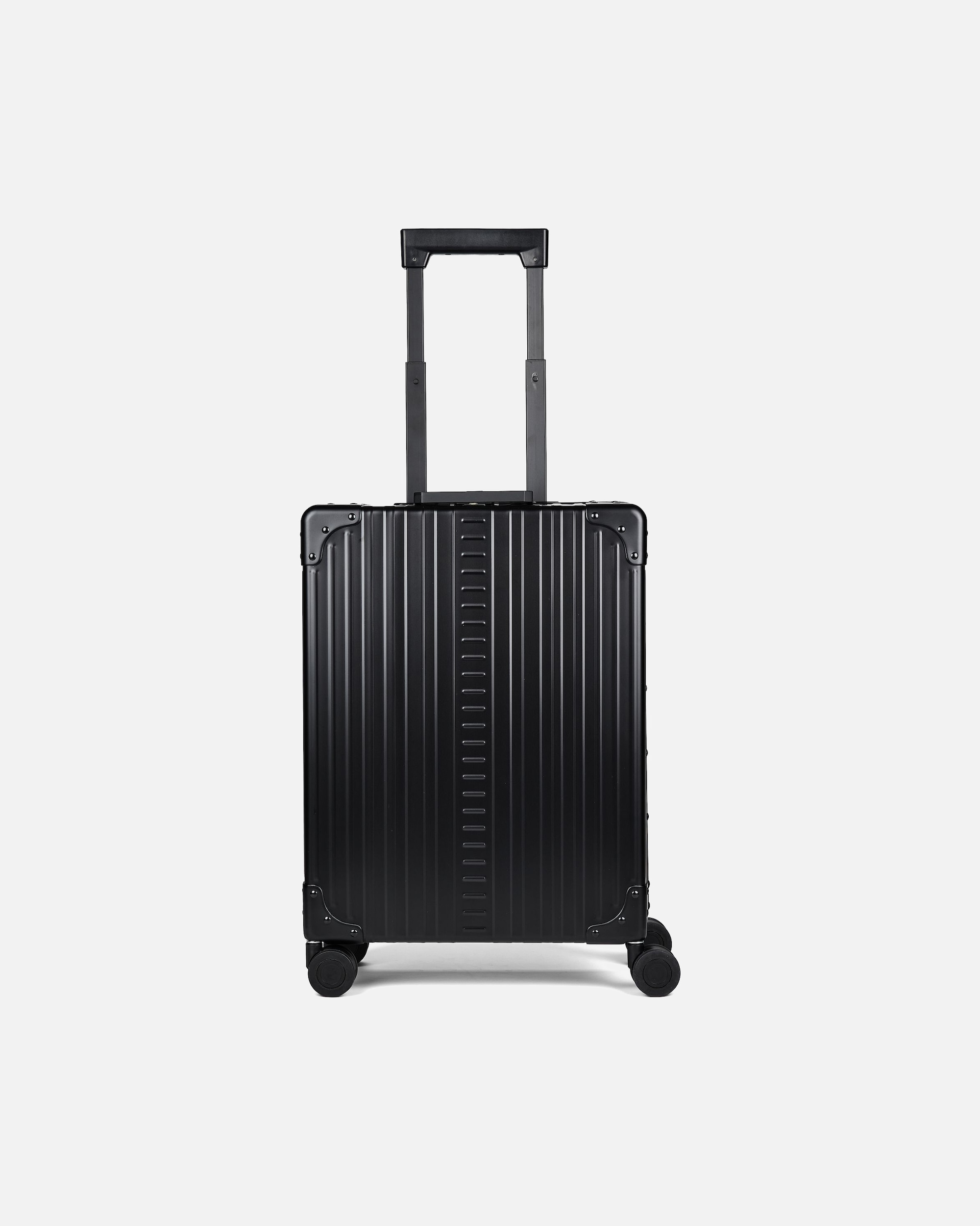 Handgepäckkoffer für Männlich Aleon Business 4-Rollen Kabinentrolley Aluminium 55 cm onyx