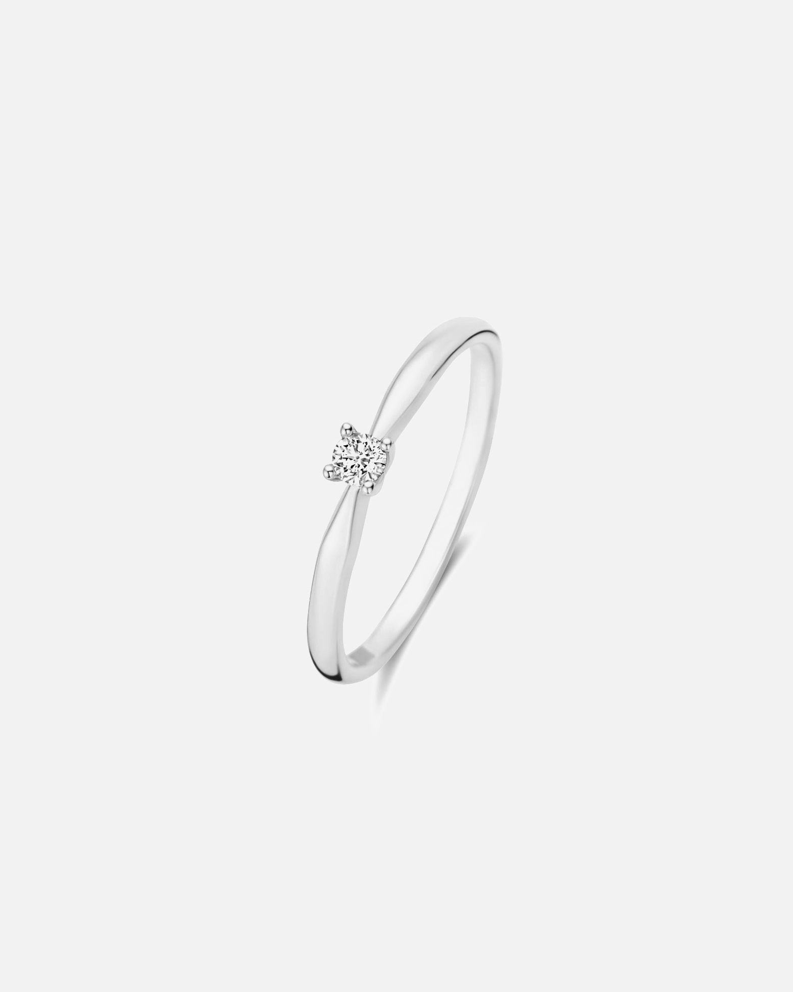 Ring für Weiblich Isabel Bernard Isabel Bernard De la Paix Celesse 14 Karat | Weißgold Ring | Diamant 0.07 Karat | IBD330005-54 Isabel Bernard De la Paix Celesse 14 Karat | Weißgold Ring | Diamant 0.07 Karat | IBD330005-54