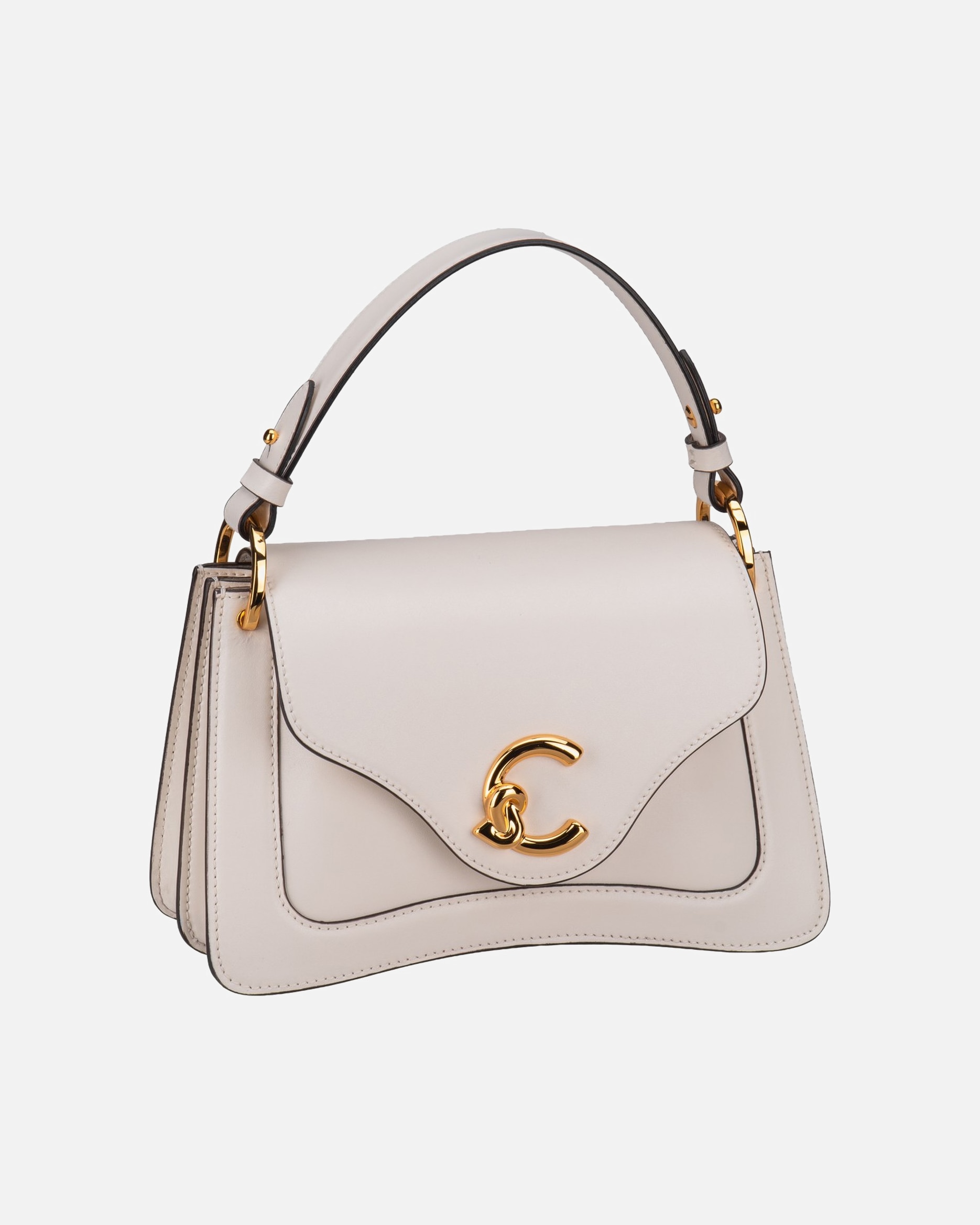 Umhängetasche für Weiblich Coccinelle Handtasche C-Me Calf Pearl
