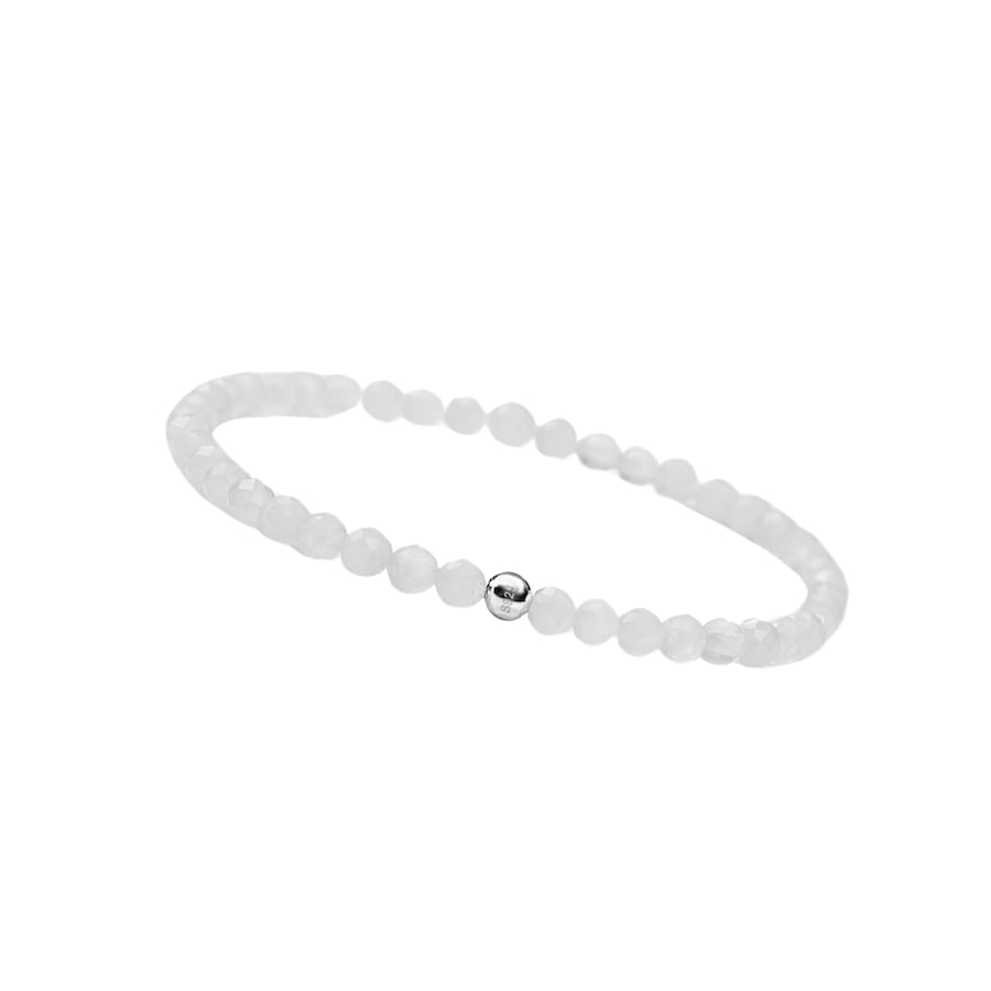 GOOD.designs Perlenarmband aus Naturstein Mondstein Damen
