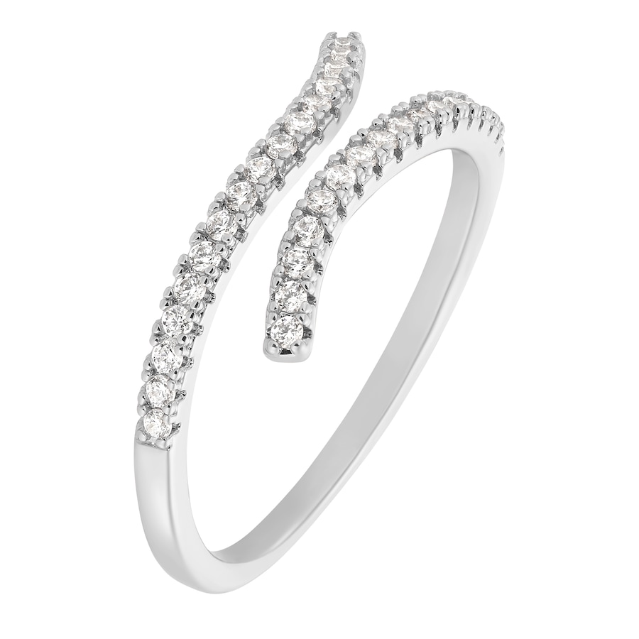 Heideman Damenring Miranda silberfarben poliert 54 (17.2) Damen