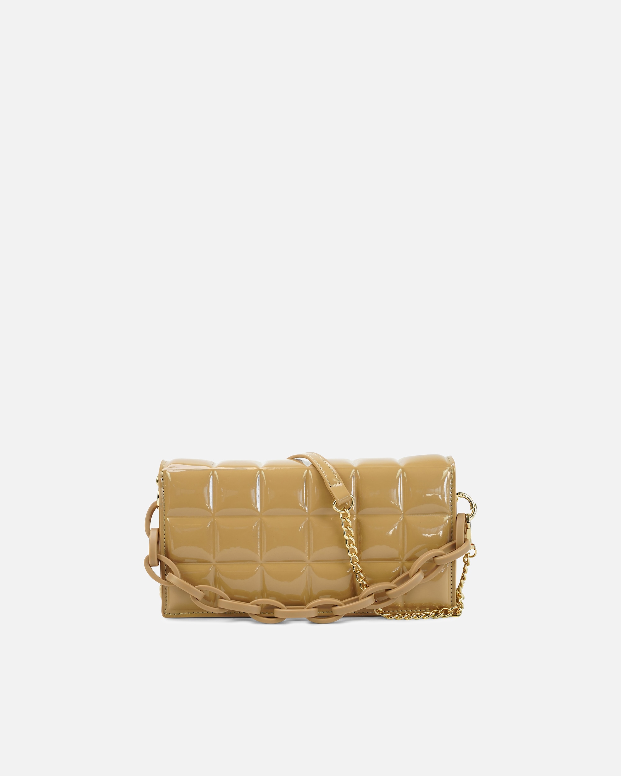 Umhängetasche für Unisex HARPA Schultertasche MILVA mit stylishem 3D-Design braun